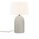 Tall Kava Portable w/ Fabric Shade (254|CER-2565-CRK-WHTE)
