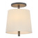 Small Semi-Flush Mount (87|48533SXB)