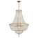 Roslyn 28'' Aged Brass Chandelier (205|ROS-A1015-AG-CL-MWP)