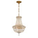 Roslyn 12'' Aged Brass Chandelier (205|ROS-A1006-AG-CL-MWP)