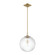 Orly 14'' Aged Brass Pendant (205|ORY-1007-AG-CL)
