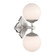 Orly 7.5'' Polished Nickel Sconce (205|ORY-1002-PN-WH)