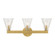 Lotus 23.5'' Luxe Gold Bathroom Vanity (205|LOT-703-LG)