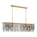 Gemma 52'' Modern Gold Linear Chandelier (205|GEM-7007-MG-SS)