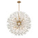 Adley 34'' Aged Brass Chandelier (205|ADL-512-AG-CL)