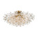 Adley 25.25'' Aged Brass Semi Flush Mount (205|ADL-500-AG-CL)