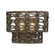 Silencio 2-Light Wall Wall Sconce in Riviera Brass by Breegan Jane (128|9-9285-2-220)