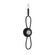 Minette 1-Light Wall Sconce in Matte Black (128|9-4100-1-89)