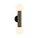 Jarrell 2-Light Wall Sconce in Matte Black (128|9-4081-2-BK)