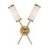 Denison 2-Light Wall Sconce in Warm Brass by Dann Foley (128|9-3199-2-322)