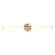 Connor 30'' Mini Tube LED Cylinder Vanity Light in Brass (128|8-9999-30-BR)