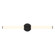 Connor 30'' Mini Tube LED Cylinder Vanity Light in Black (128|8-9999-30-BK)