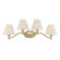 Rosa 4-Light Bathroom Vanity Light in Noble Brass by Breegan Jane (128|8-6081-4-127)
