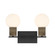 Jarrell 2-Light Bathroom Vanity Light in Matte Black (128|8-4081-2-BK)