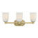 Baldwin 3-Light Bathroom Vanity Light in Noble Brass (128|8-1245-3-127)