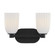 Baldwin 2-Light Bathroom Vanity Light in Matte Black (128|8-1245-2-BK)