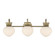 Melbourne 3-Light Bathroom Vanity Light in Noble Brass (128|8-1028-3-127)
