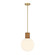 Jarrell 1-Light Pendant in Warm Brass (128|7-4082-1-322)