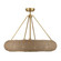Gaia 4-Light Fan D'Lier in Warm Brass by Breegan Jane (128|40-FD-8302-322)