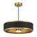 Archer LED Fan D'Lier in Warm Brass (128|28-FD-485-322)