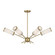 Denison 6-Light Chandelier in Warm Brass by Dann Foley (128|1-3198-6-322)