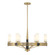Farrell 6-Light Chandelier in Warm Brass by Dann Foley (128|1-2914-6-322)