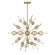 Crescent 6-Light Chandelier in Noble Brass (128|1-2514-6-127)