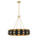 Pelham 16-Light Chandelier in Black Cashmere and True Gold (128|1-2414-16-343)