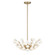 Flores 4-Light Chandelier in Noble Brass by Breegan Jane (128|1-2500-4-127)