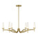 Butler 6-Light Chandelier in Warm Brass (128|1-1464-6-322)
