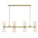 Baldwin 8-Light Linear Chandelier in Noble Brass (128|1-1249-8-127)