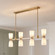 Baldwin 8-Light Linear Chandelier in Noble Brass (128|1-1249-8-127)