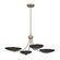 Palmela Chandelier/Semi Flush 4Lt (2|52854CPZBK)