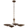 Palmela Chandelier/Semi Flush 4Lt (2|52854LBR)