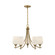 Octave 5-Light Chandelier in Warm Brass (128|1-6032-5-322)