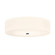 Classic 30'' 6-Light Acrylic Flush-Mount (254|ACR-9733-OPAL-MBLK)
