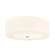 Classic 24'' 5-Light Acrylic Flush-Mount (254|ACR-9732-OPAL-NCKL)