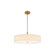 Genova 24'' LED Low-Profile Drum Pendant (254|FAB-9312-CREM-BRSS)