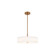 Genova 18'' LED Low-Profile Drum Pendant (254|FAB-9311-WHTE-BRSS)
