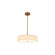 Genova 18'' LED Low-Profile Drum Pendant (254|FAB-9311-CREM-BRSS)