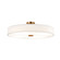 Genova 36'' LED Low-Profile Drum Semi-Flush (254|FAB-9304-WHTE-BRSS)