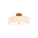 Genova 18'' LED Low-Profile Drum Semi-Flush (254|FAB-9301-CREM-BRSS)