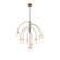 Noho 32'' 9-Downlight Chandelier (254|FSN-9014-ETCH-BRSS)