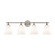 Bolzano 4-Light Bath Bar (254|FSN-8344-OPAL-NCKL)