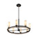 Tilburg 32'' 8-Light Chandelier (254|FSN-7004-OPAL-MBBR)