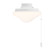 1-Light LED Fan Light Kit in White (128|M2039WH)