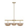 Hubbard 3-Light LED Chandelier in Noble Brass (128|1-1251-3-127)