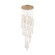 Addis 26'' Integrated LED Multi-Light Aged Brass Pendant (205|ADD-415-AG-WH)
