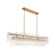 Addis 65'' Aged Brass Linear Chandelier (205|ADD-337-AG-CL)