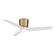 Pure 48'' LED Flush Mount Ceiling Fan (39|F671L-BBR/ALW)